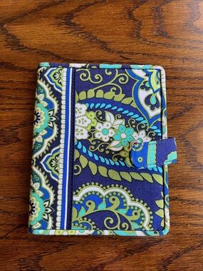 Vera Bradley Passport Holder Rhythm and Blues Pattern